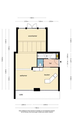 Floorplan - Groenenborgstraat 9, 6365 BD Schinnen